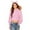 Pink, variant on Women's Hoodies Sweatshirts Cat Ear Hoodie Cropped Pullover Casual Streetwear for Everyday Wear in All Seasons White XXS