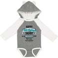 thumbnail image 3 of Inktastic Happy Birthday, Daddy Best Ever in Blue Boys or Girls Long Sleeve Baby Bodysuit, 3 of 5