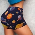 thumbnail image 4 of Fotbe Space Planet Shorts Sin Costuras – Shorts Deportivos de Cintura Alta para Mujer, Elásticos para Gimnasio, Yoga, Running o Ciclismo-Medium, 4 of 8
