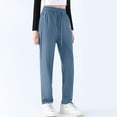 thumbnail image 6 of Comfys Fit Petite Pants for Women Stretch Active Ultra Stretch Breathable Quick Drying Casual Pants Blue 2XL, 6 of 6