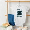 thumbnail image 4 of I Am a Big Brother Cute Siblings Bodysuit Jumper Boys Infant Baby Brisco Brands 24M, 4 of 6