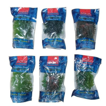 Aquarium Plant Care - Aqua Culture Aquarium Plant Value Pack, 4 Packs of 2 Plants