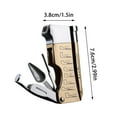 thumbnail image 2 of Dsscvnef Torche Métallique Rechargeable 4 en 1 avec 3 Outils de Nettoyage Parfaits, 2 of 4