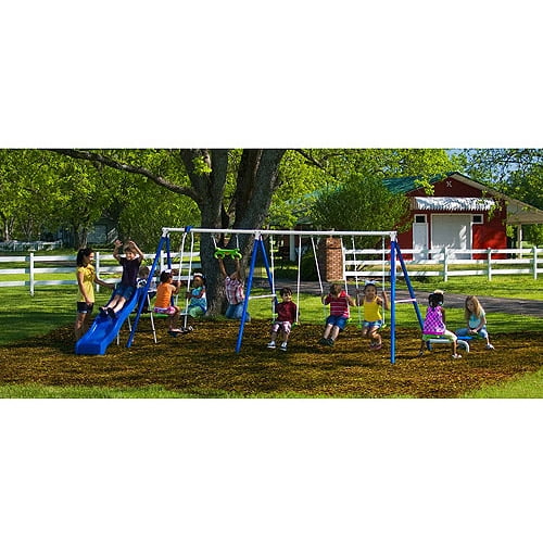 Flexible Flyer Fantastic Playground Metal Swing Set