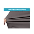thumbnail image 4 of Little Donkey Andy Women's Quick Dry Capri 3/4 Hiking Lightweight Stretch Water-Resistant Pants Golf Casual Grey S, 4 of 7
