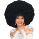 thumbnail image 1 of Rubies Peluca Jumbo Afro Negra para Adultos Unisex Sin Talla, 1 of 5