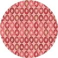 thumbnail image 1 of Ahgly Company Indoor Round Patterned Pastel Pink Area Rugs, 7' Round, 1 of 1
