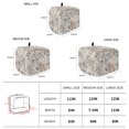 thumbnail image 6 of Toaster Cover 2 Slice, Farmhouse Leaves Dustproof Bakeware Oven Protector with Top Hook, Pastoral Vintage Flowers Botanical Waterproof Small Kitchen Appliance Toasters Dust Cover, 11"x6"x8", 6 of 9
