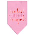 thumbnail image 1 of Cuter Than Cupid Screen Print Bandana Light Pink Large, 1 of 1