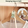 Space Saving Hangers Hangers 20Pack, Sturdy Plastic Space Saver Hangers