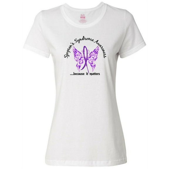 Inktastic Sjogrens Syndrome Butterfly 6.1 Women's T-Shirt