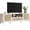 Cream White, variant on SICOTAS TV Stand for TVs up to 75", 68.9" Extra-Wide Entertainment Center, Boho Farmhouse Media Console with Adjustable Storage & Cable Management for Living Room Media Room, Cherry Oak