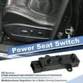 thumbnail image 3 of Interruptor de control de asiento eléctrico del lado derecho del pasajero delantero Unique Bargains No.870161AA0A para Nissan Maxima 2009-2023 para Infiniti Q50 2014-2020 Q60 2017-2020, 3 of 7