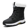 thumbnail image 2 of Botas Nieve Ligeras para Botines Tenis Mujer Con Cordones Peludos Cálidos Y Acogedores, 2 of 9