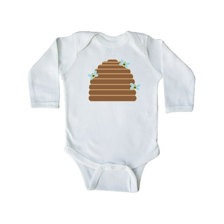 

Inktastic Honeybees Honey Hive Gift Baby Boy or Baby Girl Long Sleeve Bodysuit