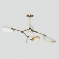 thumbnail image 2 of Mid Century Modern Stingray Light Sputnik Chandelier, Four Arms Curved Disk Shade Branch Ceiling Light Fixture Home Décor 4 Lights, 2 of 4