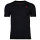 thumbnail image 2 of U.S. POLO ASSN. Camisetas para hombre, pack de 2 - cuello en V, logo bordado, algodón Negro M (Medium), 2 of 3