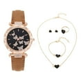 thumbnail image 3 of New Women'S Watch Fashion Personality Simple Watch Five-Pointed Star Digital Leather Belt, 3 of 9