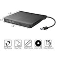 thumbnail image 4 of Unidad De Dvd Externa De Bajo Ruido Unidad De Cd Externa Usb 3.0 A Prueba De Golpes Grabadora De Regrabadora Portátil Pc De Escritorio Compatible Con Win98 / Xp / Win7 / Win8 Yuarrent EL016109-00, 4 of 5