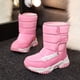 thumbnail image 3 of Botas de nieve para niños, otoño e invierno, zapatos de algodón grueso con forro polar para niños, botas cálidas para niñas de tamaño mediano y grande, 3 of 5