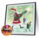 thumbnail image 3 of Cuadros Decorativos 5D Santa mosaico diamante pintura dibujo completo redondo taladro DIY arte artesanía Kit JShteea Nuevos Originales, 3 of 9