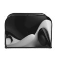 thumbnail image 2 of Fotbe Black White Fluid Sculpture for Four Slice Toaster Cover, Fingerprint Protector, Super Soft Appliance Cover And Dust Cover,Bread Dust Cover & Fingerprint Protection, 2 of 7
