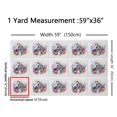 thumbnail image 3 of Manfei Watercolor White Horse Sewing & Crafting Fabric (1 Yard), Chic Floral Flower Home Decor Fabric by the Yard, Farmhouse Animal DIY Fabric, 3 of 6