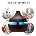 thumbnail image 2 of SDJMa Essential Oil Diffuser , 300ml Aromatherapy Diffuser , Cool Mist Humidifier, 7 Color Lights, Waterless Auto-Off, Wood Grain Diffuser High Output for Home, 2 of 8