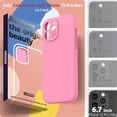 thumbnail image 2 of UTAH-Silicone Case Compatible with iPhone 13 Pro Max Case 6.7 inch (2021), with Camera Protection Liquid Silicone Soft Gel Rubber Phone Case Cover with Microfiber Lining (Rose Pink), 2 of 4