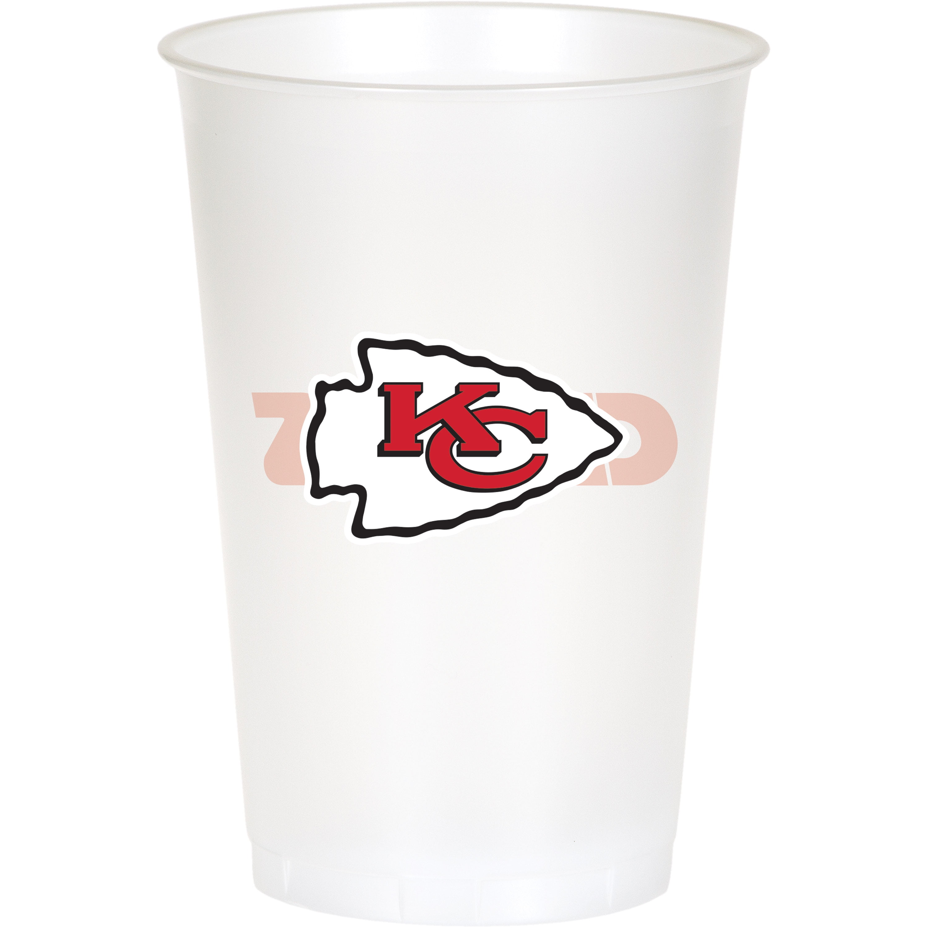 Kansas City Chiefs Plastic Cups, 24 Count for 24 Guests