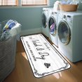 thumbnail image 4 of Laundry Room Rug Runner, 20"x59" Non Slip Laundry Rugs, White Farmhouse Washable Floor Laundry Mats for Laundry Room, Mudroom, Kitchen, Washroom, Bathroom, Hallway Area Rugs Decor, 4 of 7