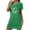 Green, variant on yievot Nightgowns for Women Valentine's Day Nightshirts Crew Neck Sleep Shirt Heart Print Loungewear Sleepwear