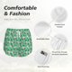thumbnail image 4 of Balery Christmas French Bulldog Pantalones cortos deportivos para mujer con forro y dos bolsillos, elásticos, para entrenamiento, gimnasio, yoga-Medium, 4 of 7