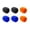 lack Blue or ange 2, variant on Filter Shockproof Microphones Cover Sponges Sleeve Studio Podcasts Easy Installation Universals