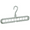 Green, 4PCS, variant on 4 Pack Clothes Hanger Organizer, 9 Holes Rotate Anti-Skid Folding Hanger with Multifunction Space Saving and Cascading Features for Heavy Clothes, Shirts Pants Dresses Coats
