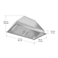 thumbnail image 5 of Ancona Pro Insert 28 in. Range Hood in Stainless Steel, 5 of 5