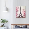 thumbnail image 3 of COMIO Paris Eiffel Tower Wall Decoration Girl's Bedroom Pink Paris Room Decoration Paris Bathroom Wall Art, 3 of 4