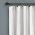 thumbnail image 3 of Lush Decor White Chenille Chevron Window Curtain Panel Pair (84" x 40"), 3 of 6