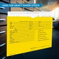 thumbnail image 4 of Printed Vehicle Deal Envelopes 9x12 Deal (100 shrink wrapped) (Yellow), 4 of 9