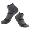 thumbnail image 1 of Calcetines deportivos bajos para hombre, absorbentes del sudor, compresivos, con soporte para el tobillo, de algodón transpirable, para correr y entrenar en el gimnasio, 1 of 2