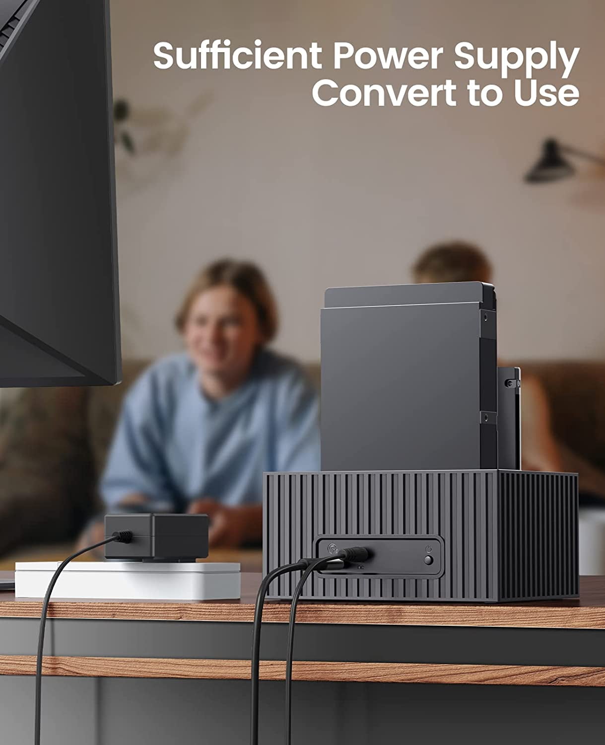 ORICO 2 Bay 2.5/3.5 Inch SATA External Hard Drive Docking Station ,with Duplicator/Offline Clone,Up to 10Gbps