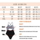 thumbnail image 5 of Traje de baño de una pieza para mujer con control abdominal, traje de baño entallado de cintura alta con tirantes ajustables, 5 of 5