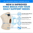thumbnail image 4 of Rodillera Modvel ELITE para hombre y mujer: almohadillas de gel para rótula y estabilizadores laterales para recuperación de ligamentos cruzados anteriores (LCA), desgarros de menisco, artritis y lesi, 4 of 5