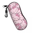 thumbnail image 1 of Hello Kitty Face Glasses Case Anti-Fall Kawaii Cartoon Sunglasses Storage Box Anti-Pressure Eye Contacts Case Loveliness, 1 of 7