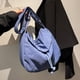 thumbnail image 4 of Bolso Tote Lona Unisex Bolso Bandolera Gran Capacidad para Hombre Mujer (Azul), 4 of 9