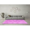 thumbnail image 3 of Ahgly Company Indoor Round Abstract Pink Modern Area Rugs, 8' Round, 3 of 4