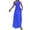 Blue dresses for women, variant on ZZwxWA Formal Dresses for Women Sleeveless Fashion Pleated Hollow Out High Waist Swing Evening Cocktail Party Cute Formal Gown Solid Long Dress One Shoulder Dresses Blue L