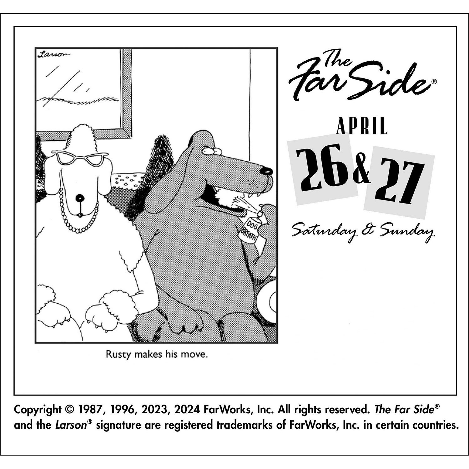 The Far Side 2025 Off-the-Wall Day-to-Day Calendar