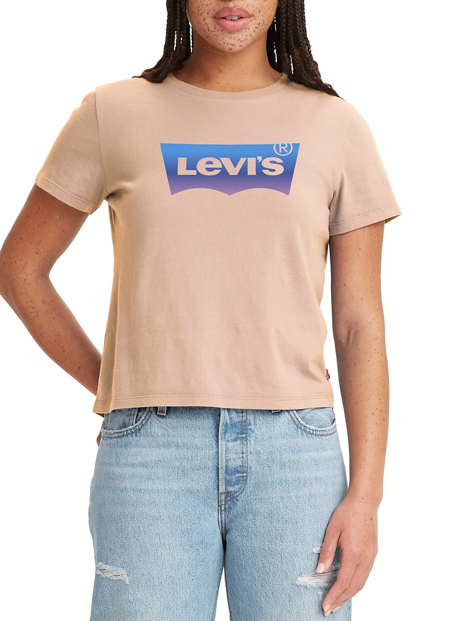 levi t shirts women's