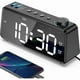 thumbnail image 1 of wonima02 Anjank Digital Alarm Clock with Large LED Screen, Dual Alarm, FM Radio with Sleep Timer, USB Charger, and Easy Setup, 1 of 1